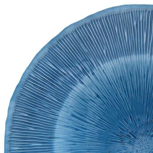 tanier na zákusky modrý