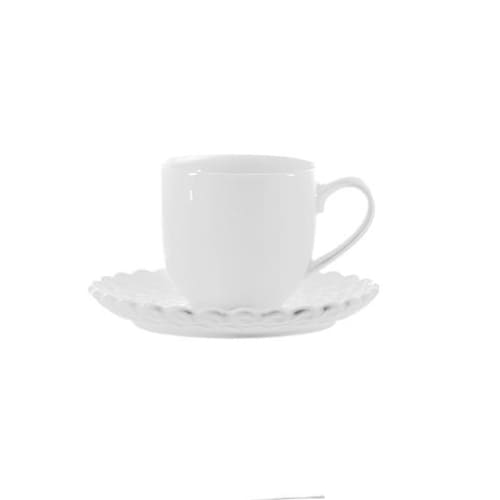 kávová šálka s tanierikom
