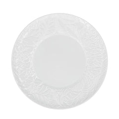 dezertný tanier biely